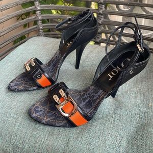 Christian Dior flight strappy heels